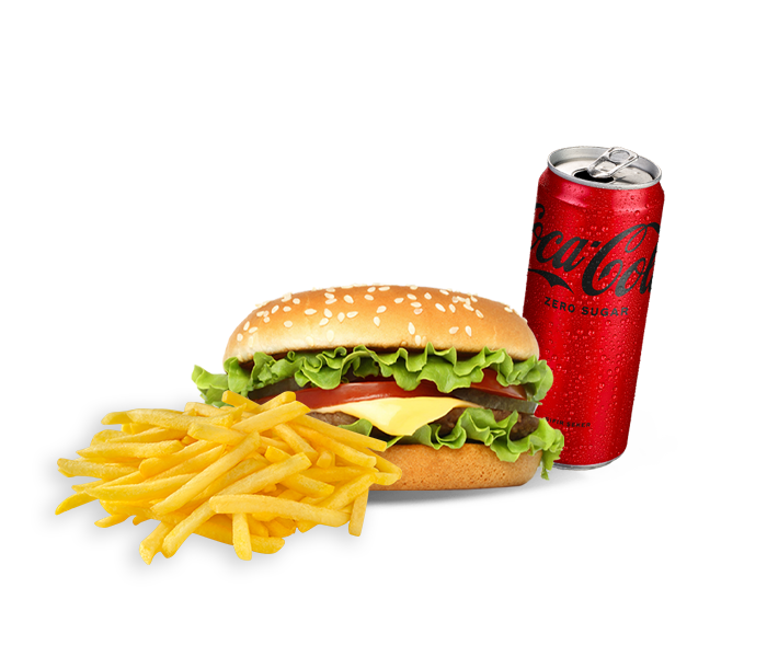 CHEESEBURGER MENÜ