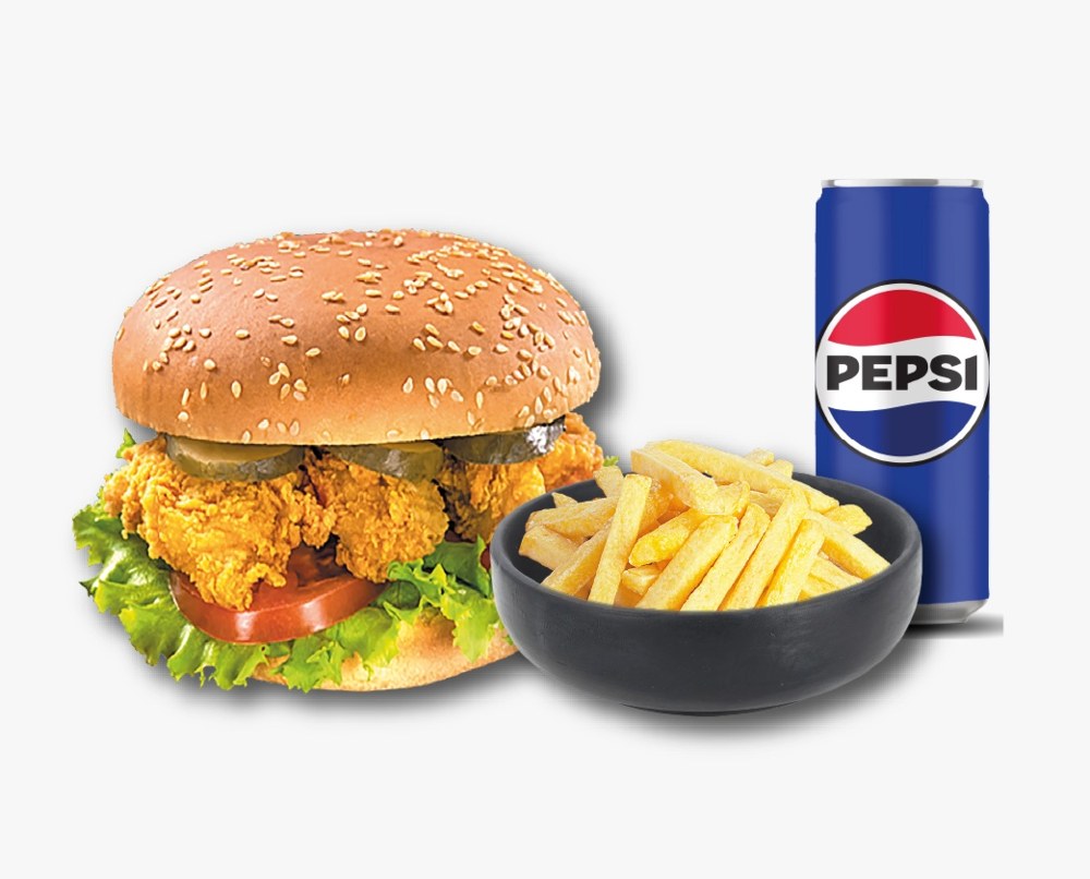 CHICKEN BURGER MENÜ